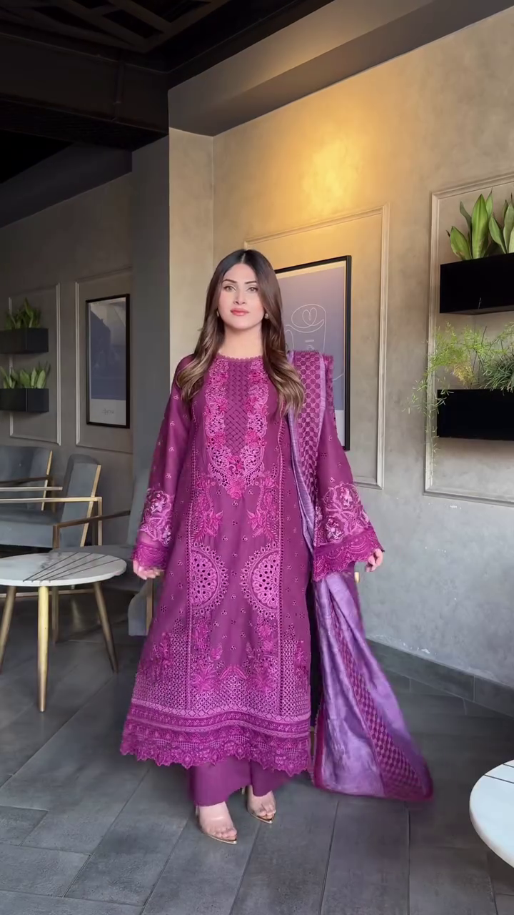 3-Piece Luxury Lawn Suit