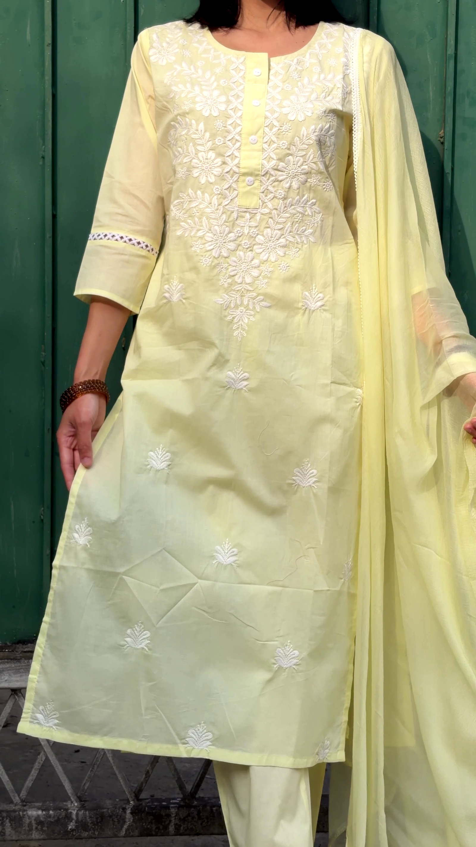 Cotton Kurta Suit Set