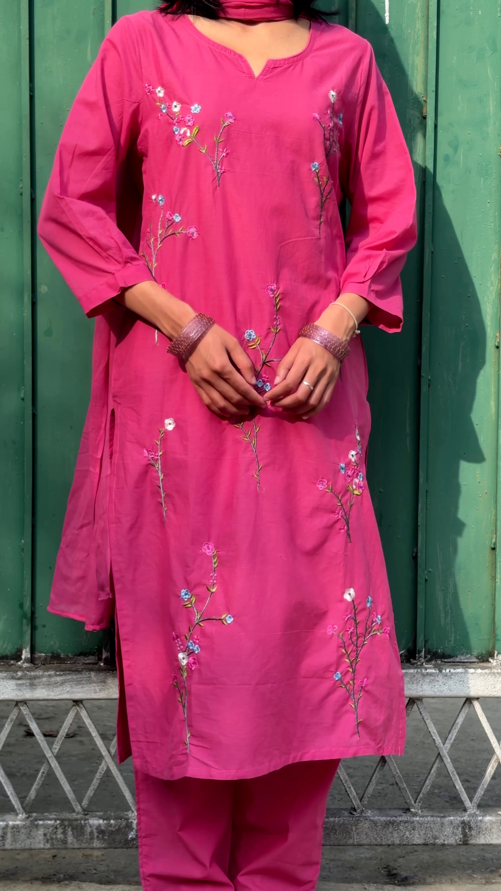 Cotton Kurta Suit Set