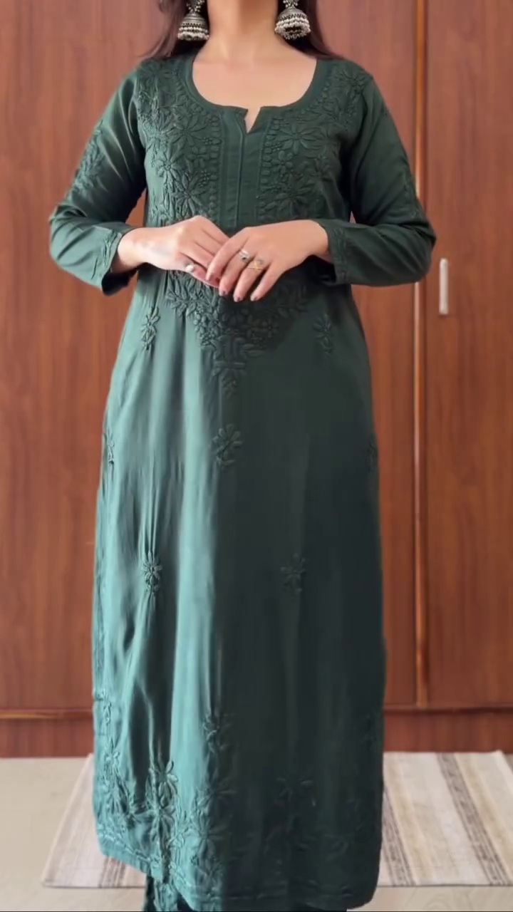 Chikankari Kurta Suit Set