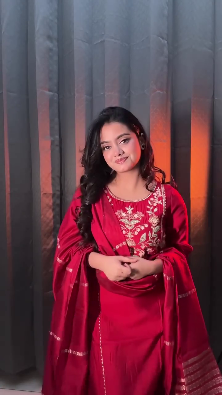 Ethnic Suit Set with Dupatta