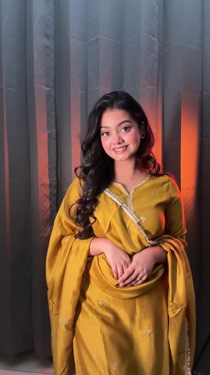 Ethnic Suit Set with Dupatta